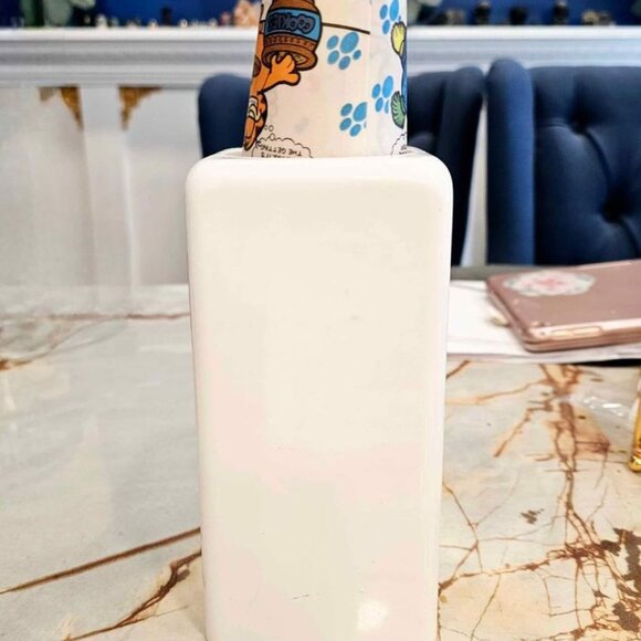 Vintage Garfield 5oz Cup Dispenser With 3 Garfield Paper Cups - Picture 5 of 5